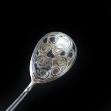 Load image into Gallery viewer, Antique Imperial Russian Silver Niello Spoons - Set of 5 c.1850 - Artisan Antiques