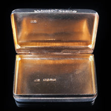 Load image into Gallery viewer, Antique English Solid Silver & Gold Gilt Snuff Box - London 1841 - Artisan Antiques