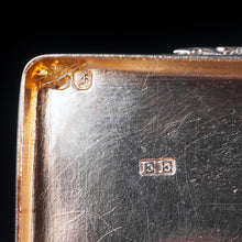 Load image into Gallery viewer, Antique English Solid Silver & Gold Gilt Snuff Box - London 1841 - Artisan Antiques