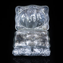 Load image into Gallery viewer, Antique German Silver Table Snuff Box Repousse c.1840 - Artisan Antiques