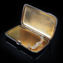 Load image into Gallery viewer, Antique Norwegian Blue Enamel Silver Cigarette Case - c.1890 David Andersen - Artisan Antiques