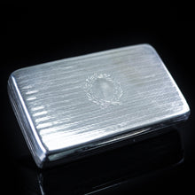 Load image into Gallery viewer, Antique English Solid Silver Snuff Box with Gilt Interior - London 1831 - Artisan Antiques