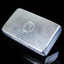 Load image into Gallery viewer, Antique English Solid Silver Snuff Box with Gilt Interior - London 1831 - Artisan Antiques