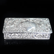 Load image into Gallery viewer, Antique Solid Silver German Snuff Box - 19th Century - Artisan Antiques