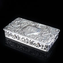 Load image into Gallery viewer, Antique Solid Silver German Snuff Box - 19th Century - Artisan Antiques