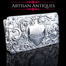 Load image into Gallery viewer, Antique Solid Silver German Snuff Box - 19th Century - Artisan Antiques