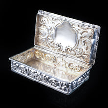 Load image into Gallery viewer, Antique Solid Silver German Snuff Box - 19th Century - Artisan Antiques