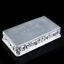 Load image into Gallery viewer, Antique Solid Silver German Snuff Box - 19th Century - Artisan Antiques