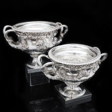 Load image into Gallery viewer, A Pair of Magnificent Solid Silver Warwick Vases - Artisan Antiques