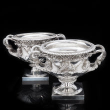 Load image into Gallery viewer, A Pair of Magnificent Solid Silver Warwick Vases - Artisan Antiques