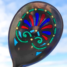 Load image into Gallery viewer, Antique Imperial Russian Solid Silver Plique a Jour Champleve Enamel Spoon - c.1890