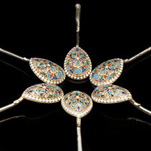 Load image into Gallery viewer, Antique Russian Silver Cloisonne Enamel Spoons | Set of 6 | c.1900 - Artisan Antiques