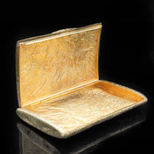 Load image into Gallery viewer, Antique Imperial Russian Silver Gilt Samorodok Snuff Box/Cigarette Case - Aleksandr Karpov c.1900 - Artisan Antiques