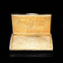 Load image into Gallery viewer, Antique Imperial Russian Silver Gilt Samorodok Snuff Box/Cigarette Case - Aleksandr Karpov c.1900 - Artisan Antiques