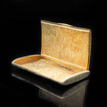Load image into Gallery viewer, Antique Imperial Russian Silver Gilt Samorodok Snuff Box/Cigarette Case - Aleksandr Karpov c.1900 - Artisan Antiques