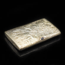 Load image into Gallery viewer, Antique Imperial Russian Silver Gilt Samorodok Snuff Box/Cigarette Case - Aleksandr Karpov c.1900 - Artisan Antiques