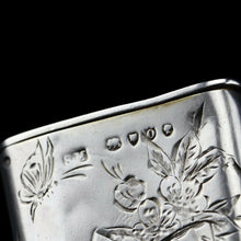 Load image into Gallery viewer, Antique Victorian English Solid Silver Vesta Case with Aesthetic Style Engravings - Sampson Mordan & Co 1889