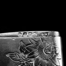 Load image into Gallery viewer, Antique Victorian Solid Silver Vesta Case Aesthetic Style Engravings - Joseph Whitten 1885