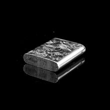 Load image into Gallery viewer, Antique Victorian English Solid Silver Vesta Case with Aesthetic Style Engravings - Sampson Mordan & Co 1889