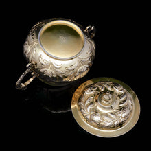 Load image into Gallery viewer, A Spectacular Pair of Solid Silver Gilt Bowls/Porringers - Carrington & Co 1909 - Artisan Antiques