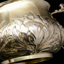 Load image into Gallery viewer, A Spectacular Pair of Solid Silver Gilt Bowls/Porringers - Carrington & Co 1909 - Artisan Antiques