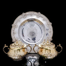 Load image into Gallery viewer, A Spectacular Pair of Solid Silver Gilt Bowls/Porringers - Carrington & Co 1909 - Artisan Antiques
