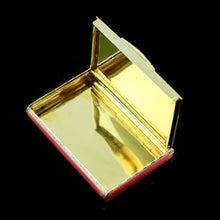 Load image into Gallery viewer, RESERVED An English Solid Silver Pink Enamel Snuff/Pill Box - P.H.Vogel & Co London 1926