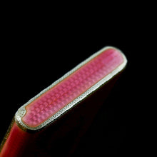 Load image into Gallery viewer, RESERVED An English Solid Silver Pink Enamel Snuff/Pill Box - P.H.Vogel & Co London 1926