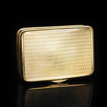 Load image into Gallery viewer, Georgian Silver Gilt Engine Turned Snuff Box - John Reily, 1829 - Artisan Antiques