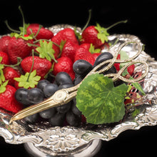 Load image into Gallery viewer, A Victorian Solid Silver Gilt Pair of Grape Scissors - John Gilbert 1864 - Artisan Antiques