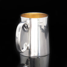 Load image into Gallery viewer, A Dainty Solid Silver Mug with Gilt Interior - Robert Pringle & Sons 1942 - Artisan Antiques