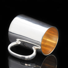 Load image into Gallery viewer, A Dainty Solid Silver Mug with Gilt Interior - Robert Pringle & Sons 1942 - Artisan Antiques
