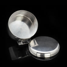 Load image into Gallery viewer, A Heavy Solid Silver Georgian Circular Box - John Hutson 1785 - Artisan Antiques