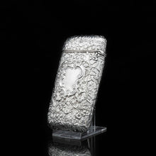 Load image into Gallery viewer, A Magnificent Solid Silver Hunting Scene Cheroot/Cigar Case - Yapp & Woodward 1854 - Artisan Antiques