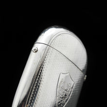 Load image into Gallery viewer, A Unique Victorian Solid Silver Cigarette Case - Hilliard & Thomason 1880 - Artisan Antiques