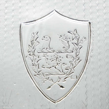 Load image into Gallery viewer, A Unique Victorian Solid Silver Cigarette Case - Hilliard & Thomason 1880 - Artisan Antiques