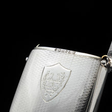 Load image into Gallery viewer, A Unique Victorian Solid Silver Cigarette Case - Hilliard & Thomason 1880 - Artisan Antiques