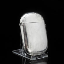 Load image into Gallery viewer, A Unique Victorian Solid Silver Cigarette Case - Hilliard & Thomason 1880 - Artisan Antiques