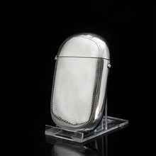 Load image into Gallery viewer, A Unique Victorian Solid Silver Cigarette Case - Hilliard & Thomason 1880 - Artisan Antiques