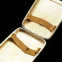 Load image into Gallery viewer, A Victorian Solid Silver Cigarette Case with Rare Opening - William Hair Haseler 1898 - Artisan Antiques