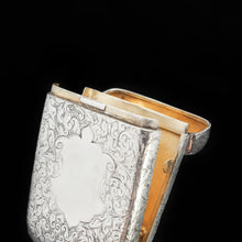 Load image into Gallery viewer, A Victorian Solid Silver Cigarette Case with Rare Opening - William Hair Haseler 1898 - Artisan Antiques