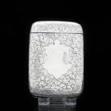 Load image into Gallery viewer, A Victorian Solid Silver Cigarette Case with Rare Opening - William Hair Haseler 1898 - Artisan Antiques