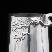 Load image into Gallery viewer, A Wonderful Art Nouveau Solid Silver Mug - Edwardian 1903 - Artisan Antiques