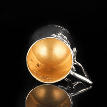 Load image into Gallery viewer, A Wonderful Art Nouveau Solid Silver Mug - Edwardian 1903 - Artisan Antiques