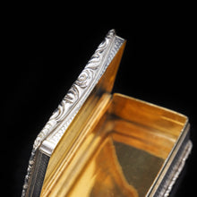 Load image into Gallery viewer, A Solid Silver "Castle Top" Snuff Box of Newstead Abbey - Taylor & Perry 1835 - Artisan Antiques