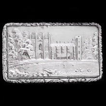 Load image into Gallery viewer, A Solid Silver "Castle Top" Snuff Box of Newstead Abbey - Taylor & Perry 1835 - Artisan Antiques