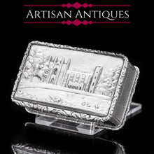 Load image into Gallery viewer, A Solid Silver "Castle Top" Snuff Box of Newstead Abbey - Taylor & Perry 1835 - Artisan Antiques