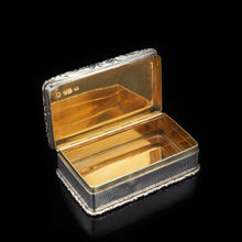 Load image into Gallery viewer, A Solid Silver "Castle Top" Snuff Box of Newstead Abbey - Taylor & Perry 1835 - Artisan Antiques