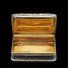 Load image into Gallery viewer, A Solid Silver "Castle Top" Snuff Box of Newstead Abbey - Taylor & Perry 1835 - Artisan Antiques