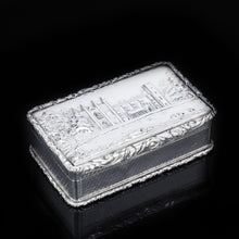 Load image into Gallery viewer, A Solid Silver "Castle Top" Snuff Box of Newstead Abbey - Taylor & Perry 1835 - Artisan Antiques